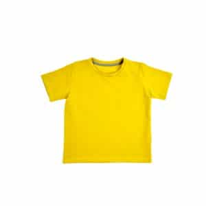 Bio T-Shirt für Kinder in senfgelb