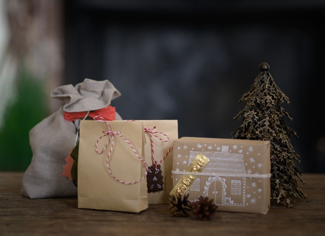 Weihnachtsgeschenke nachhaltig verpacken