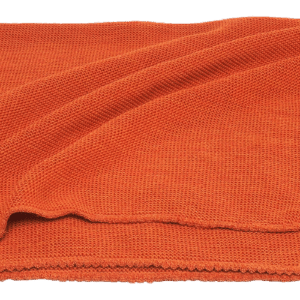 Baby Strickdecke aus Merinowolle, Farbe Cayenne von Reiff