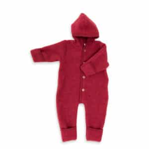 Engel Babyoverall aus Merinowollfleece Jaspis melange