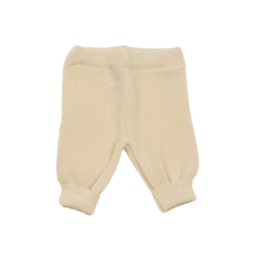 Baby Legging aus Merinowolle Farbe natur